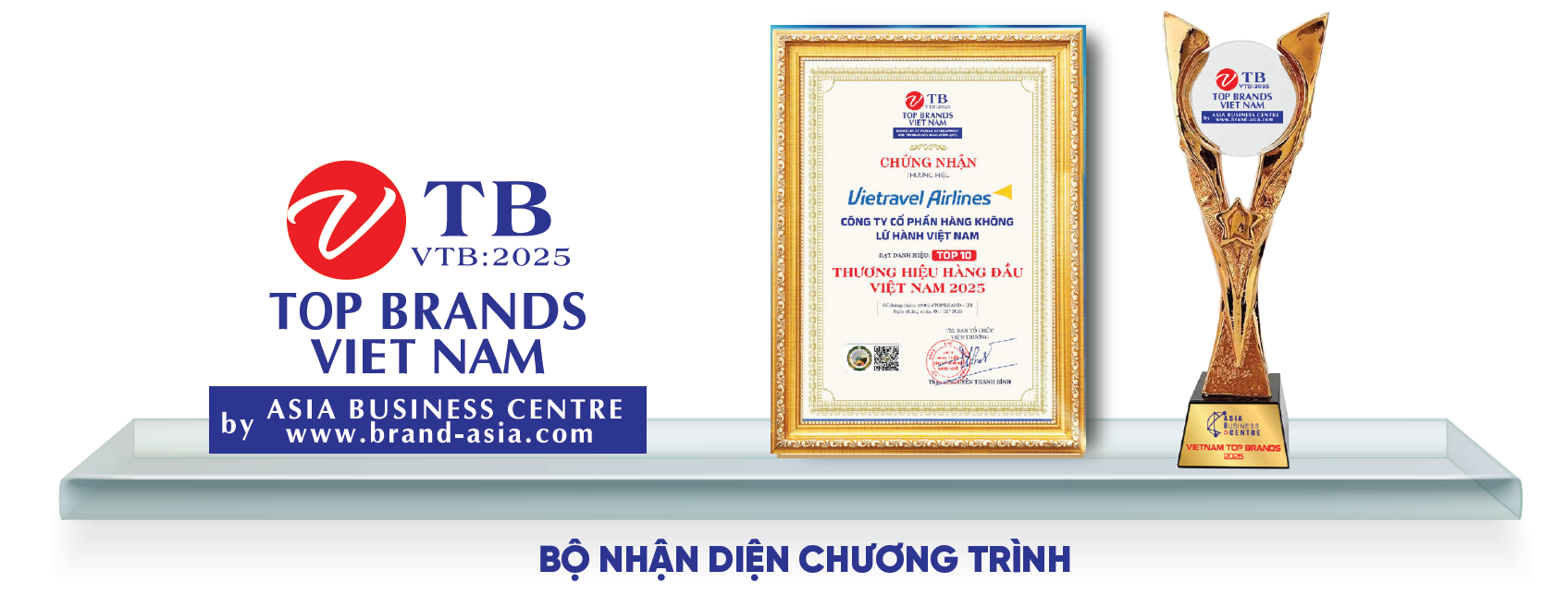Bộ nhận diện Thương hiệu Hàng đầu Việt Nam 2025