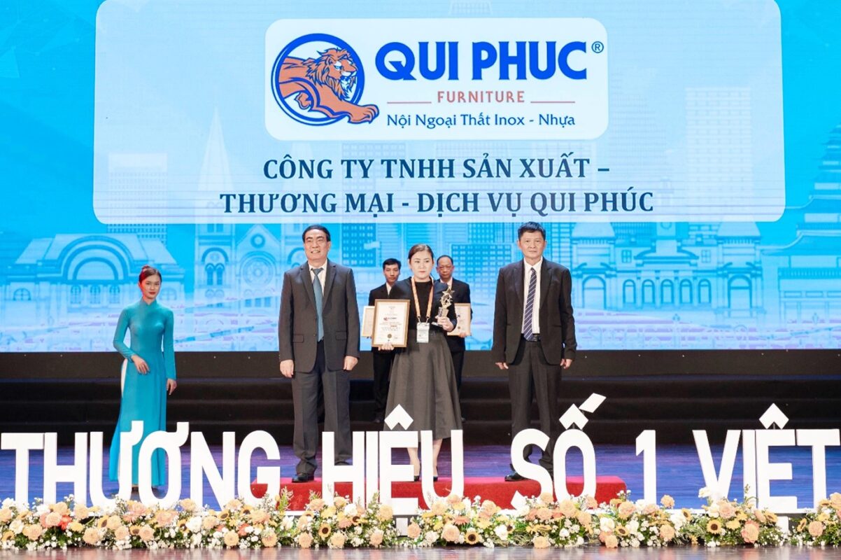 Công ty Qui Phúc được vinh danh là Thương hiệu Số 1 Việt Nam 2023